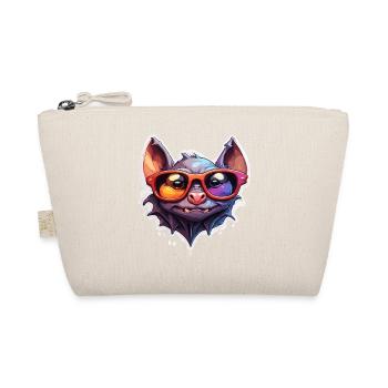 Bat / Vampire / Dracula / Animal / Halloween - Organic Pouch - nature - Front