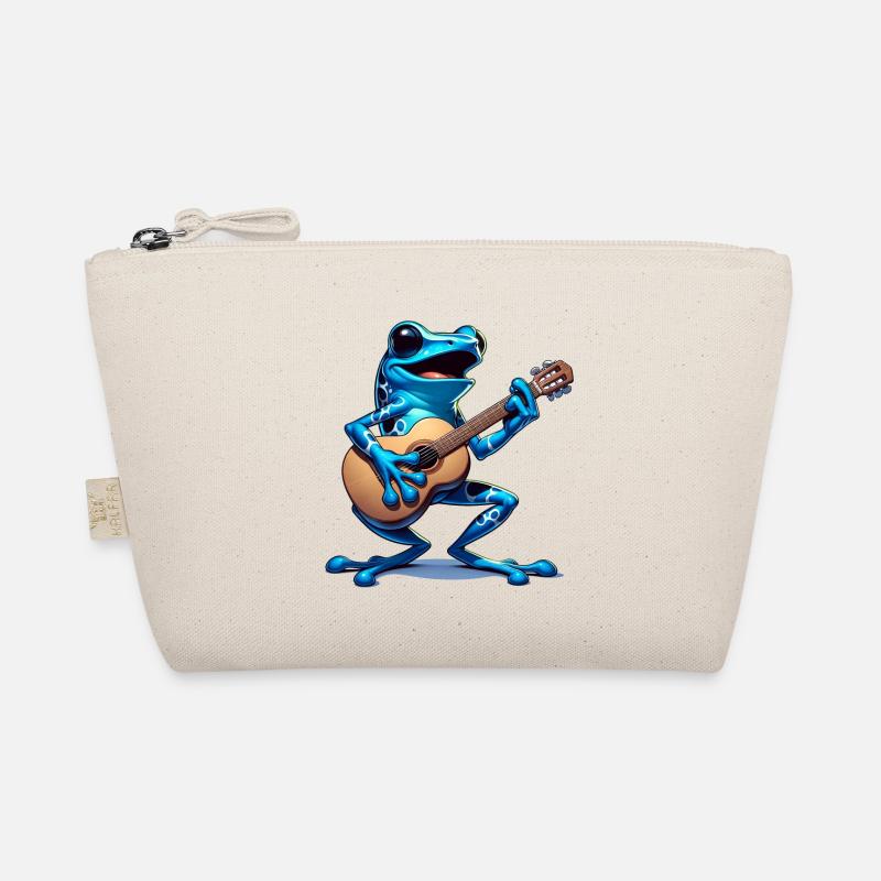 Pfeilgiftfrosch Frosch Gitarre Bio-Täschchen