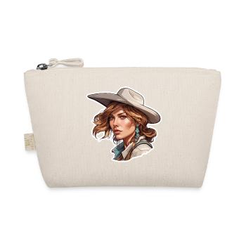 Cow Girl / Wilde Westen / Wüste / Lasso / Rodeo - Bio-Täschchen - Natur - Vorne