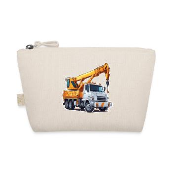 Kran / Baustelle / Seilwinde / Kransystem - Bio-Täschchen - Natur - Vorne