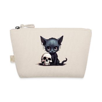 Cute Emo Kitten - Organic Pouch - nature - Front