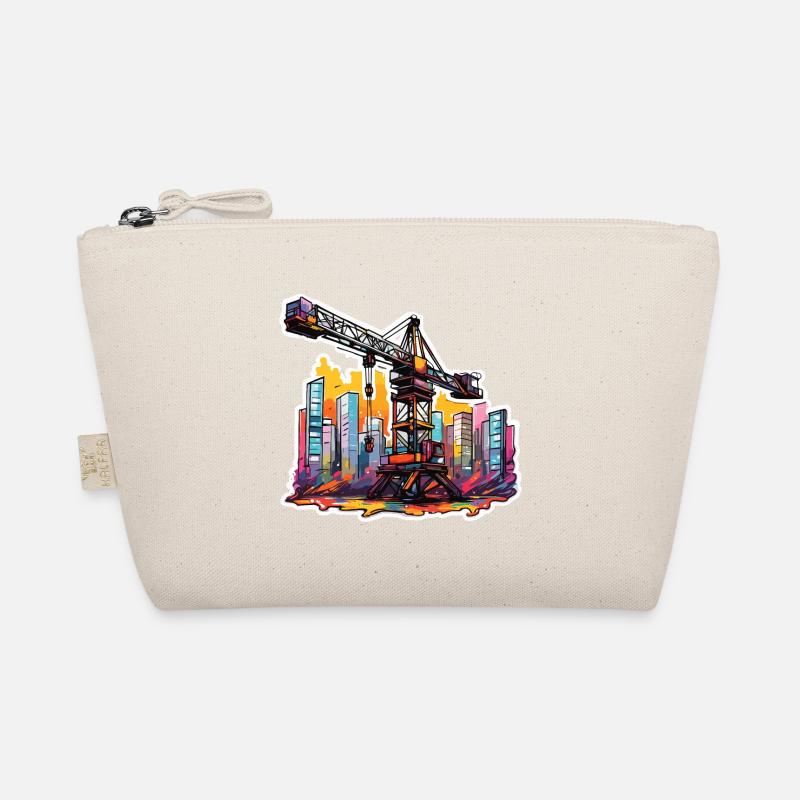 Crane / construction site / winch / crane system Organic Pouch