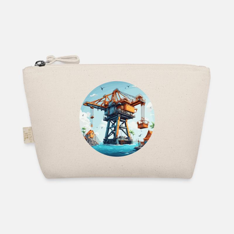 Kran / Baustelle / Seilwinde / Kransystem Bio-Täschchen