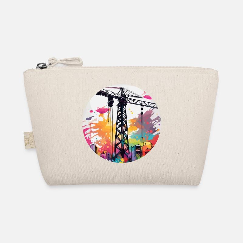 Kran / Baustelle / Seilwinde / Kransystem Bio-Täschchen