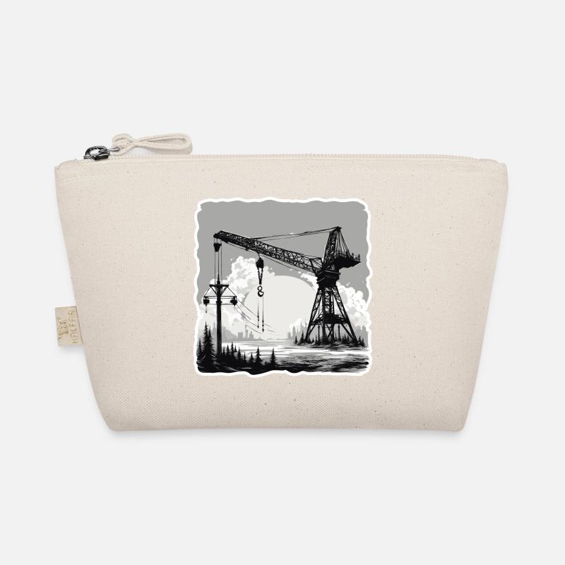 Crane / construction site / winch / crane system Organic Pouch