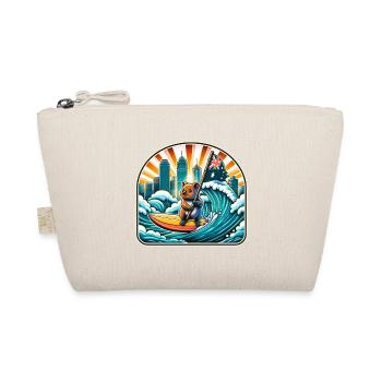 Quokka Australien Surfing Sydney Design - Bio-Täschchen - Natur - Vorne