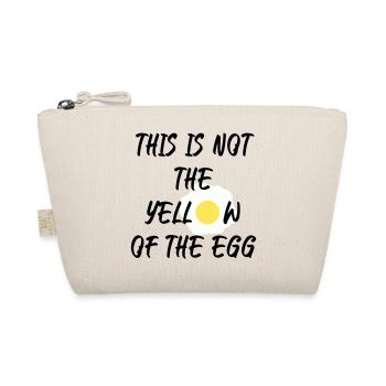 This is not the yellow of the egg - Bio-Täschchen - Natur - Vorne