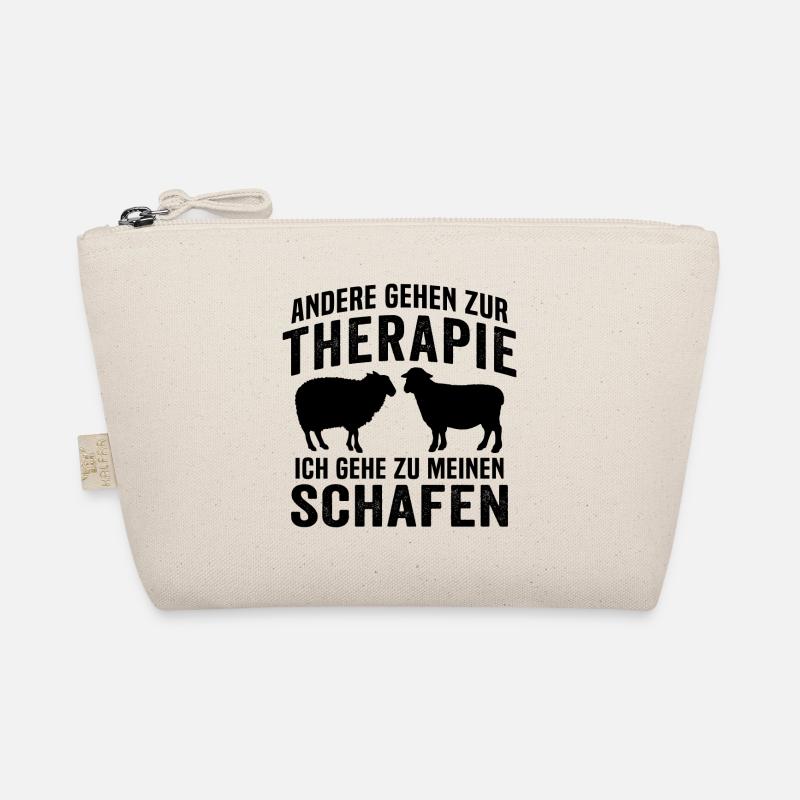 ich gehe zu meinen schafen - Bio-Täschchen - Natur