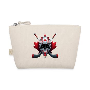 Dessin de hockey sur glace du Canada avec drapeau - Trousse biologique - nature - Devant