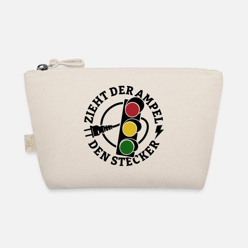 Zieht der Ampel den Stecker - Spruch Bio-Täschchen