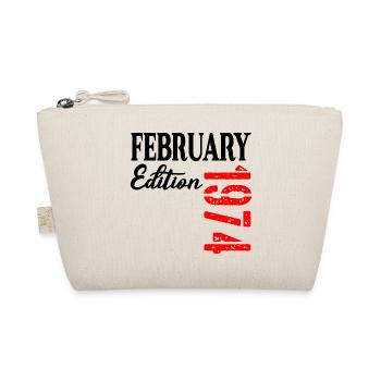 53 years old - Birthday February 1974 - Organic Pouch - nature - Front