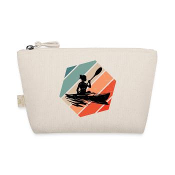Kayak Kayak Men Canoe Kayaking Women - Organic Pouch - nature - Front
