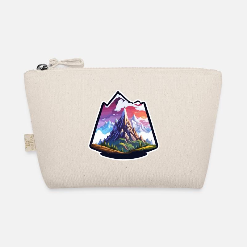 Berg / Alpen / Gipfel / Natur / Wald / Gestein - Bio-Täschchen - Natur