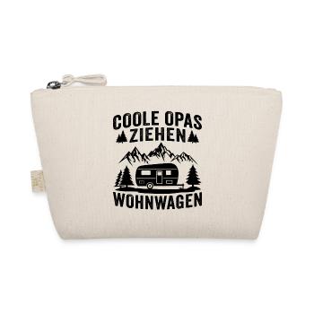 Coole Opas Ziehen Wohnwagen - Bio-Täschchen - Natur - Vorne