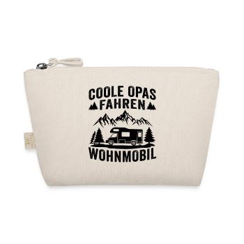 coole opas fahren wohnmobil - Bio-Täschchen - Natur - Vorne