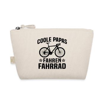 coole papas fahren fahrrad - Bio-Täschchen - Natur - Vorne