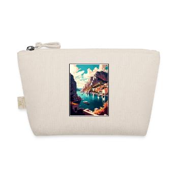 Omis Croatie Vintage voyage affiche WPA Souvenir - Trousse biologique - nature - Devant
