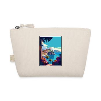 Ischia Italy Coastal Vintage Travel Poster WPA Art - Organic Pouch - nature - Front