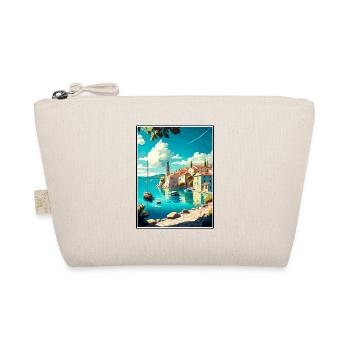 Cres Croatie Vintage voyage affiche WPA Souvenir - Trousse biologique - nature - Devant