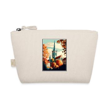 Augsburg Germany Vintage Travel Poster Souvenir - Organic Pouch - nature - Front
