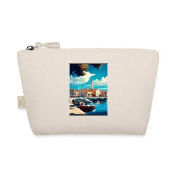 Biograd Na Moru Croatia Vintage Travel Poster WPA - Organic Pouch - nature - Front
