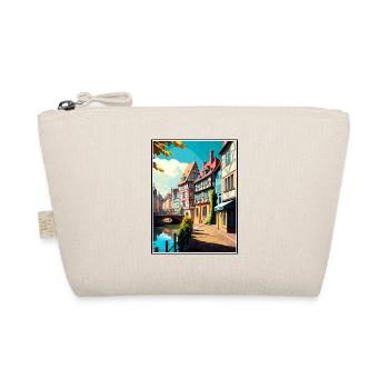 Colmar France Vintage Travel Poster WPA Souvenir - Organic Pouch - nature - Front