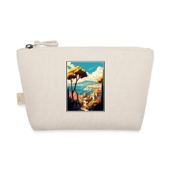 Antibes France Vintage Travel Poster WPA Souvenir - Organic Pouch - nature - Front
