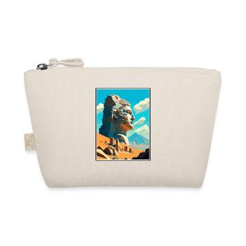 Mount Nemrut Türkei Vintage Reiseposter Souvenir - Bio-Täschchen - Natur - Vorne