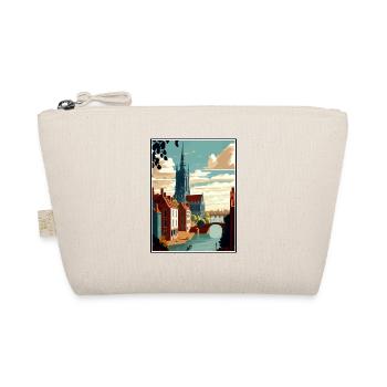 Deventer Netherlands Vintage Travel Poster WPA Art - Organic Pouch - nature - Front