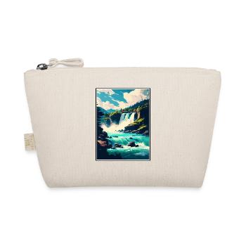 Chutes du Rhin Suisse Vintage voyage affiche WPA - Trousse biologique - nature - Devant