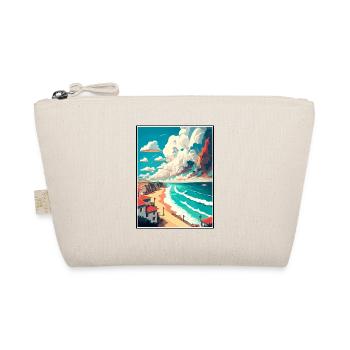 Nazaré Portugal Vintage voyage affiche WPA Souvenir - Trousse biologique - nature - Devant