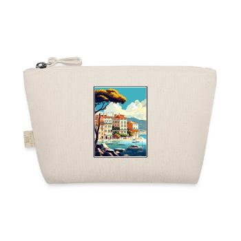 Cannes Frankreich Vintage Reiseposter WPA Souvenir - Bio-Täschchen - Natur - Vorne
