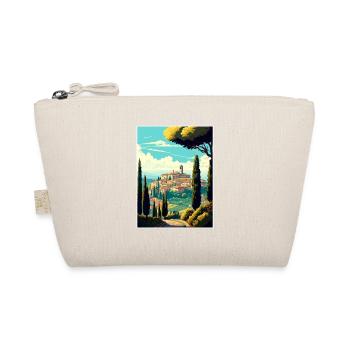Montepulciano Italie Vintage voyage affiche Souvenir - Trousse biologique - nature - Devant