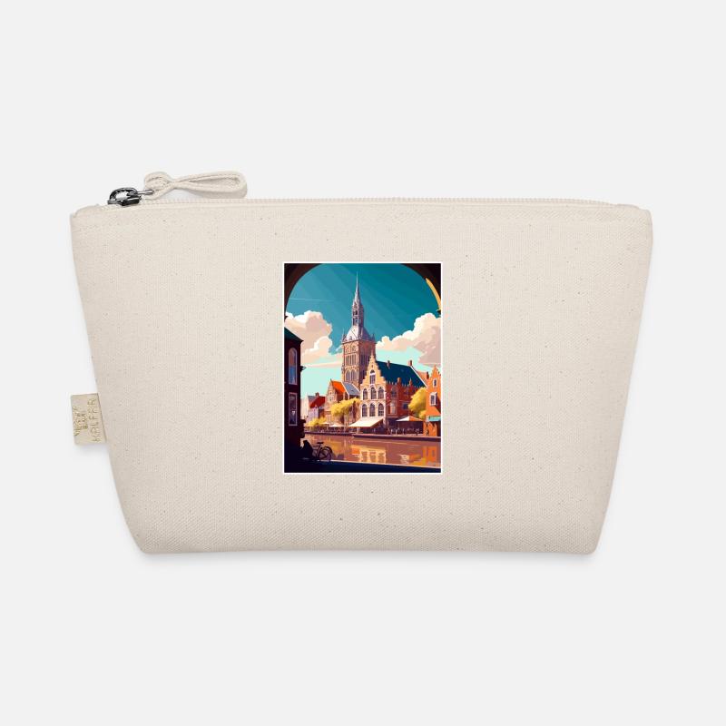 Haarlem Pays-Bas Vintage voyage affiche Souvenir Trousse biologique