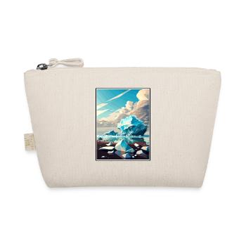 Diamond Beach Iceland Vintage Travel Poster WPA - Organic Pouch - nature - Front