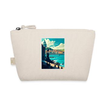 La Corogne Espagne Vintage voyage affiche WPA Souvenir - Trousse biologique - nature - Devant