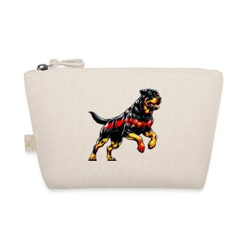 Rottweiler Germany dog design - Organic Pouch - nature - Front