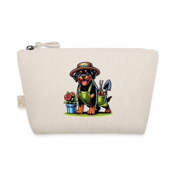 Rottweiler Hunde Gärtner Design - Bio-Täschchen - Natur - Vorne