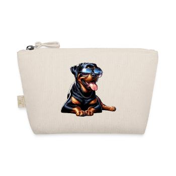 Rottweiler Hunde Design - Bio-Täschchen - Natur - Vorne