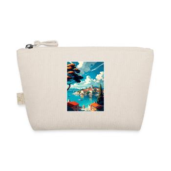 Dalmacija Hrvatska Croatia Coastal Travel Poster - Organic Pouch - nature - Front