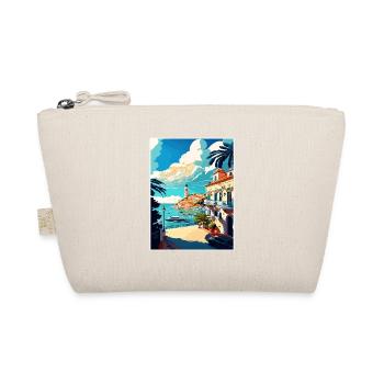 Estoril Portugal Vintage voyage affiche Souvenir - Trousse biologique - nature - Devant