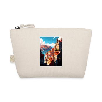 Porto Portugal Vintage Travel Poster WPA Souvenir - Organic Pouch - nature - Front