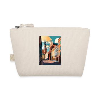Krakau Polen Vintage Reiseposter WPA Souvenir - Bio-Täschchen - Natur - Vorne
