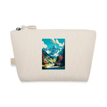 Gstaad Suisse Vintage Voyage Poster Souvenir - Trousse biologique - nature - Devant