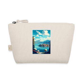 Lac Majeur Suisse Vintage Travel Poster - Trousse biologique - nature - Devant