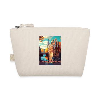 Amsterdam Niederlande Vintage Reiseposter WPA - Bio-Täschchen - Natur - Vorne