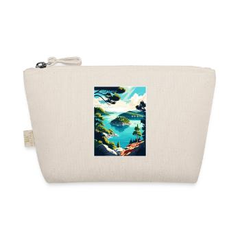 Mljet Nationalpark Kroatien Vintage Reiseposter - Bio-Täschchen - Natur - Vorne