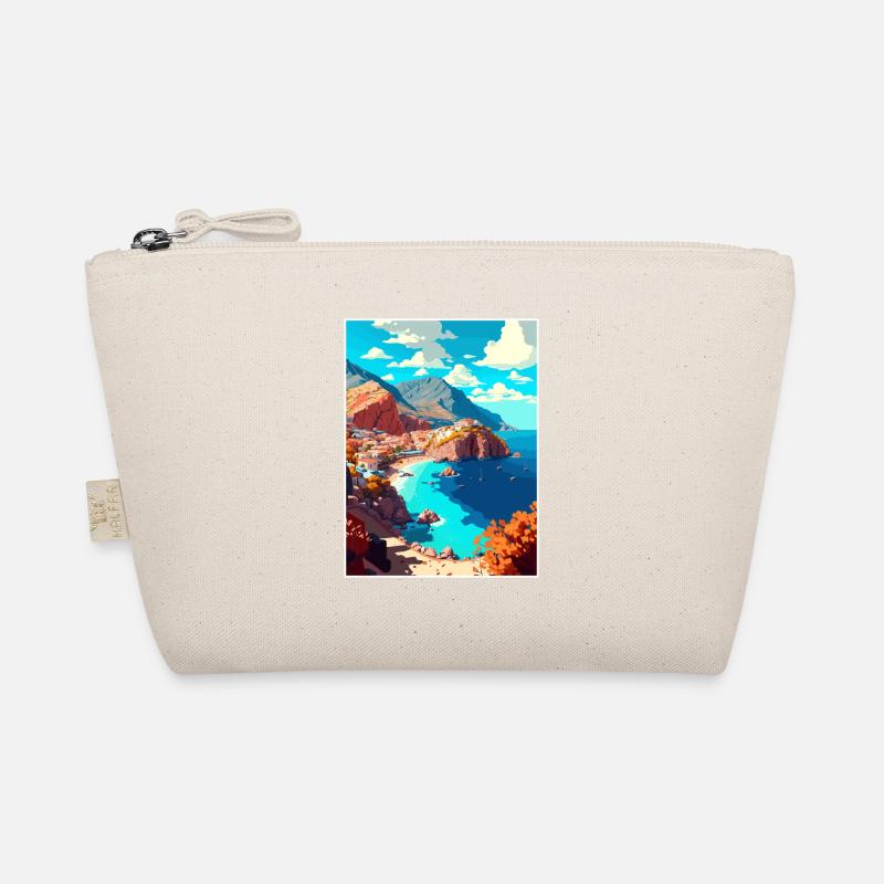 Karpathos Grèce décoration Vintage voyage affiche Trousse biologique