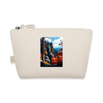 Bohemian Switzerland Czech Republic Travel Poster - Organic Pouch - nature - Front