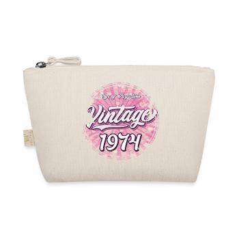 Vintage 1974 Rose Design Rétro - Trousse biologique - nature - Devant